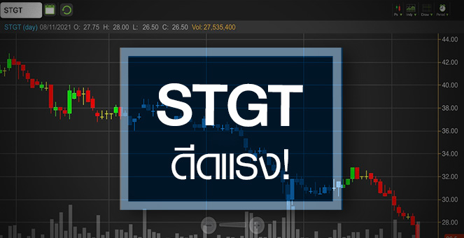 รูป STGT ดีดแรง-วอลุ่มแน่น ...ราคาหุ้นใกล้เต็มมูลค่าหรือยัง?