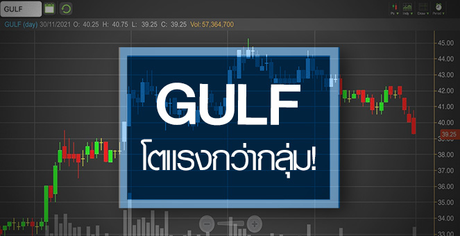 รูป GULF วอลุ่มเริ่มปูด ...จับตากำไรปี 64-69 โตแรงกว่ากลุ่ม!