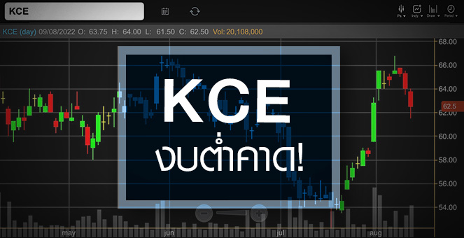 รูป KCE ดิ่งรับงบต่ำคาด ... ลุ้นฟื้นอีกทีครึ่งปีหลัง !