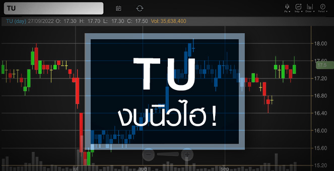 รูป TU เด้งสวน SET …แถมงบโค้งสามมีลุ้นนิวไฮ !