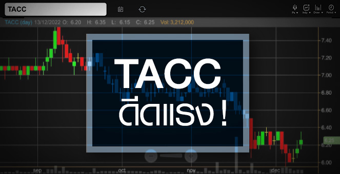 รูป TACC ดีดแรง-วอลุ่มแน่น ...ลุ้นงบปี 66 ทำนิวไฮต่อ !