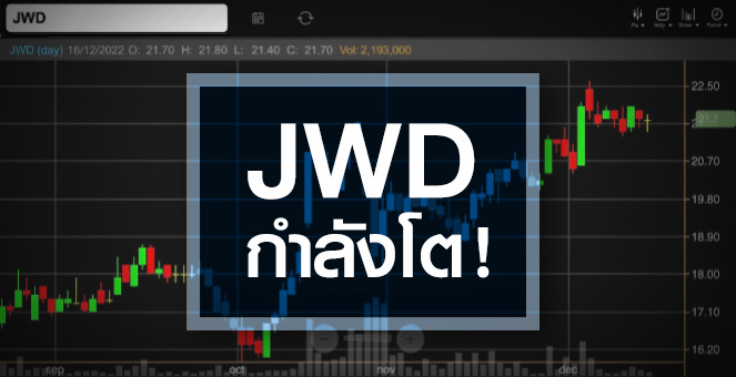JWD ดีดแรง – วอลุ่มแน่น ...ลุ้นงบปี 66 โตเกิน 100%