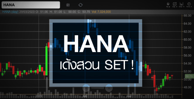 รูป HANA เด้งสวน SET …ลุ้นงบฟื้นครึ่งปีหลัง !