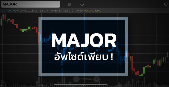 MAJOR งบโค้งสองจ่อโตแกร่ง … แถมอัพไซด์ยังเหลือเพียบ !