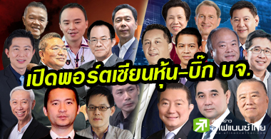 เปิดพอร์ตบิ๊ก บจ.-เซียนหุ้น พบมูลค่าวูบเฉียดแสนลบ.