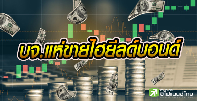 รูป 13 บจ.แห่ขายไฮยิลด์บอนด์ เม.ย.-พ.ค.มูลค่ากว่า 8.7 พันลบ. แจกดบ. 3.9-9%