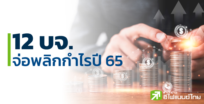 รูป เปิดโผ 12 บจ. ปี 65 จ่อพลิกกำไร ชูอัพไซด์สูงสุด 75%