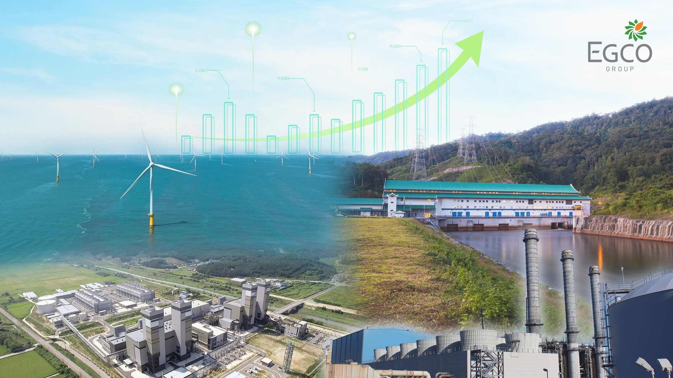 A collage of a city and a riverDescription automatically generated