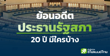 ย้อนอดีตประธานรัฐสภา 20 ปี มีใครบ้าง