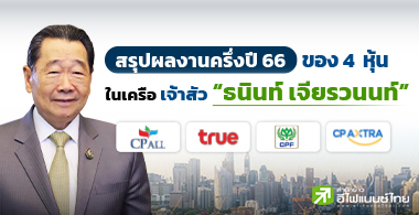 สรุปผลงานครึ่งปี66 ของ 4 หุ้น ในเครือ เจ้าสัว "ธนินท์ เจียรวนนท์"