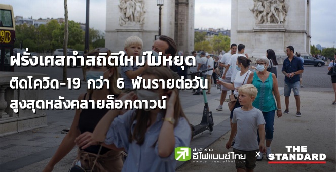 ฝรั่งเศส ติดโควิด-19 กว่า 6 พันรายต่อวัน สูงสุดหลังคลายล็อกดาวน์