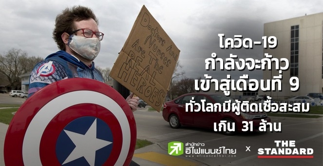 โควิด-19 กำลังก้าวเข้าสู่เดือนที่ 9 ทั่วโลกติดเชื้อสะสมเกิน 31 ล้านราย