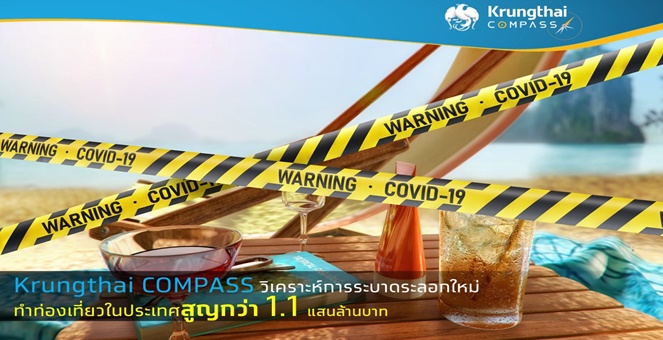 กรุงไทย คาดโควิดระบาดระลอกใหม่ทำท่องเที่ยวในประเทศสูญกว่า 1.1 แสนลบ.