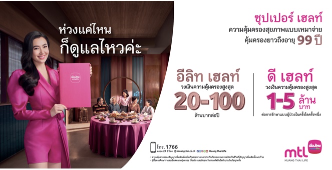 เมืองไทยประกันชีวิต เปิดตัวโฆษณาชุดใหม่ “Super Health” ชูจุดเด่น อีลิท เฮลท์–ดี เฮลท์