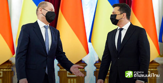 ผู้นำเยอรมนีเข้าพบผู้นำยูเครน หาแนวทางแก้ปัญหาข้อพิพาทยูเครน-รัสเซีย