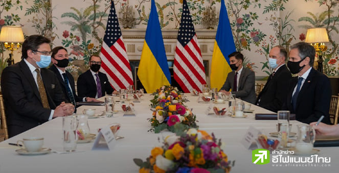 สหรัฐฯให้คำมั่นพร้อมช่วยเหลือยูเครนจากการรุกรานของรัสเซีย