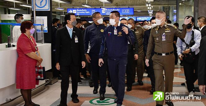 `ศักดิ์สยาม` ตรวจความพร้อมสุวรรณภูมิ รับนักท่องเที่ยวทะลัก 1 พ.ค.นี้