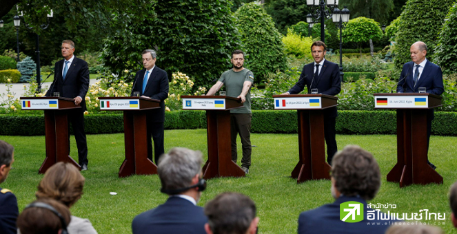 เซเลนสกี พบผู้นำประเทศยุโรป หวังเดินหน้านำยูเครนเข้าเป็นสมาชิก EU