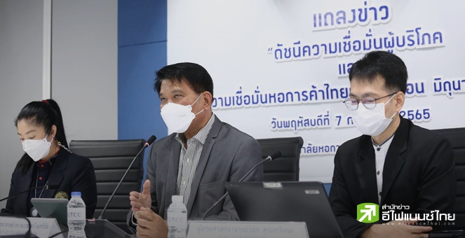 ม.หอการค้า เผยดัชนีเชื่อมั่นผู้บริโภค มิ.ย.ดีขึ้นครั้งแรกรอบ 6 เดือน