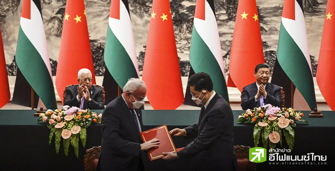 รุกแรง! จีนเดินหน้าลงนามปาเลสไตน์ ร่วมเป็นหุ้นส่วนทางยุทธศาสตร์