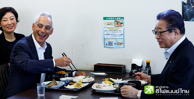 ทูตสหรัฐฯ ประจำญี่ปุ่น เดินทางเยือนฟุกุชิมะ หนุนญี่ปุ่นกรณีพิพาทจีนแบนอาหารทะเล