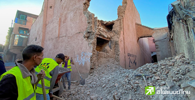 ยอดผู้เสียชีวิตเหตุแผ่นดินไหว 6.8 ในโมร็อกโก ทะลุ 2.8 พันราย ผู้รอดชีวิตตั้งที่พักพิงชั่วคราวกลางแจ้ง