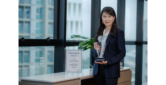 แม่ทัพหญิงการเงินทรู คอร์ปอเรชั่น “ยุภา ลีวงศ์เจริญ” รับรางวัล Best Women CFO – Telecom ผู้นำสตรีดีเด่นด้านการเงินกลุ่มโทรคมนาคมในเวทีระดับโลกประจำปี 2024