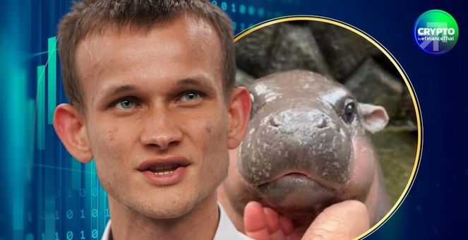 วิทาลิก! ขายเหรียญ MOODENG บน Ethereum นำรายได้บริจาคการกุศล