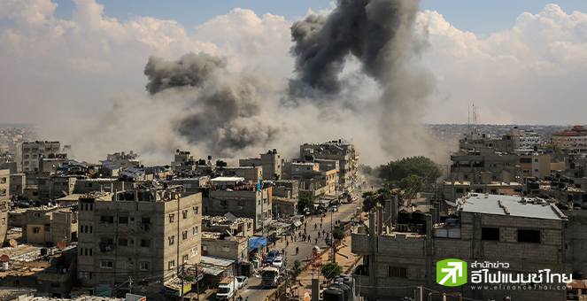 อิสราเอลปิดจุดผ่านแดนราฟาห์ หลังทิ้งบอมบ์-ส่งรถถังคุมเชิง