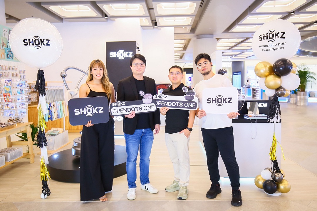 KOAN เปิดตัว SHOKZ Monobrand Store แห่งแรกในไทย ที่ Dusit Central Park