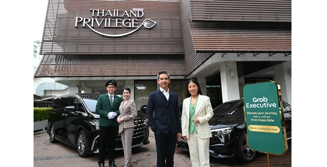 ไทยแลนด์ พริวิเลจ คาร์ด จับมือ แกร็บ ส่งบริการ GrabExecutive เอาใจลูกค้าต่างชาติคุณภาพสูง