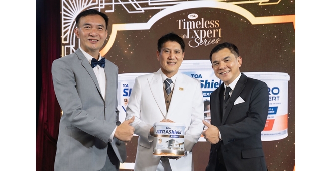 TOA พลิกโฉมวงการสี! รายแรกของไทย เปิดตัวสีพร้อมใช้ 2in1 ‘TOA EXPERT SERIES’ ทนสูงสุด 15 ปี ผนึกพันธมิตรภาคอสังหาฯ และโมเดิร์นเทรดชั้นนำ ส่งตรงถึงมือช่าง – เจ้าของบ้านทั่วประเทศ