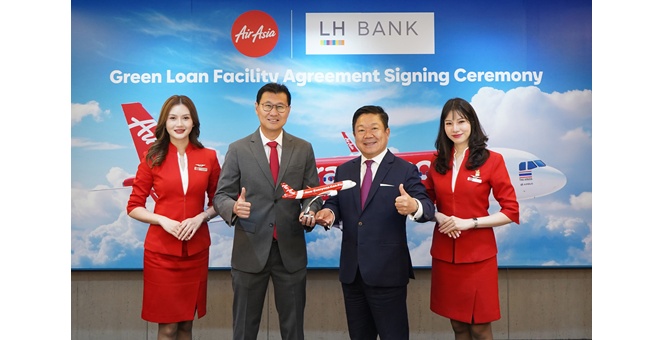 LH Bank สนับสนุนสินเชื่อสีเขียวให้แก่สายการบินไทยแอร์เอเชีย เพื่อจัดซื้อเครื่องบินประหยัดพลังงาน ต่อยอดเเผนพัฒนาธุรกิจยั่งยืน