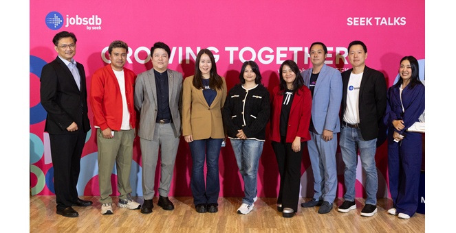 Jobsdb by SEEK จัดงาน “SEEK TALKS: Growing Together” ปลุกพลังองค์กรไทย บริหารคนอย่างมั่นใจ ให้เติบโตอย่างยั่งยืน พร้อมเผยเทรนด์การสรรหาบุคลากรด้วย AI