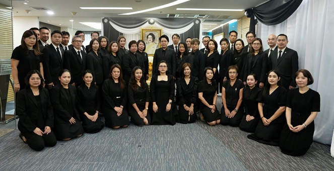 บริษัท บริหารสินทรัพย์สุขุมวิท จำกัด (บสส.) หรือ SAM จัดพิธีแสดงความอาลัย ถวายแด่สมเด็จพระนางเจ้าสิริกิติ์ พระบรมราชินีนาถ พระบรมราชชนนีพันปีหลวง