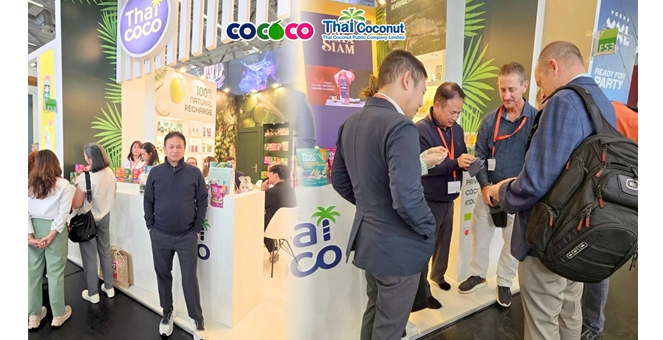 COCOCO อวดโฉมนวัตกรรมน้ำมะพร้าวออร์แกนิค จากไทย สู่เวทีโลก “Anuga 2025” เยอรมนี