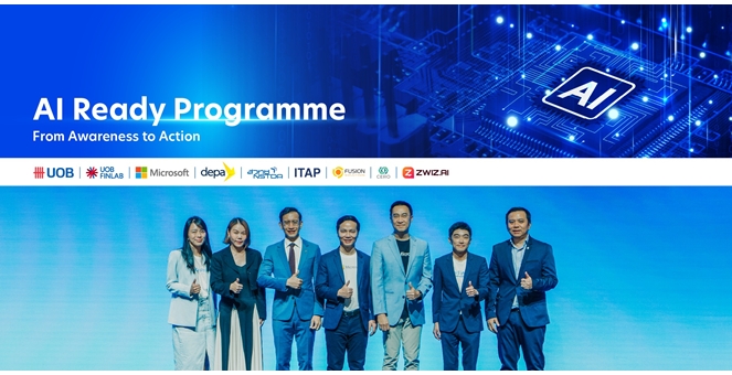 ยูโอบี ประเทศไทย เสริมแกร่ง SMEs ไทยด้วย AI กับโครงการ UOB AI Ready จากแนวคิดสู่การใช้งานจริง หนุนธุรกิจเติบโตในยุคดิจิทัล
