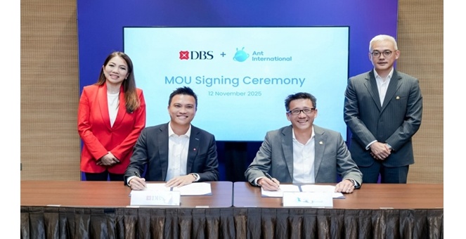 ดีบีเอสและแอนท์ อินเตอร์เนชั่นแนล ยกระดับความร่วมมือเชิงกลยุทธ์ ขยายโซลูชันการชำระเงินข้ามประเทศและนวัตกรรมฟินเทค ขับเคลื่อนการเติบโตอย่างครอบคลุม