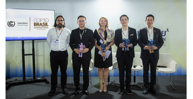 กสิกรไทยร่วมประชุม COP30 ตอกย้ำบทบาทผู้นำภูมิภาคด้านการเงินเพื่อสิ่งแวดล้อม เผยความสำเร็จ Thai CBN พร้อมเปิดตัว Carbon Credit Tokenization บนเวทีโลก