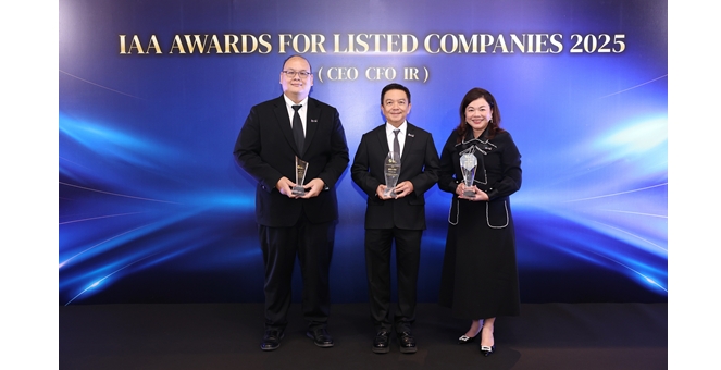 ปตท. คว้า 3 รางวัล Best CEO Best CFO และ Best IR จากเวที IAA Awards for Listed Companies 2025