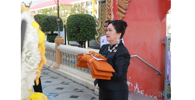 ทีคิวเอ็ม อัลฟา น้อมนำผ้าพระกฐินพระราชทาน ถวาย ณ วัดไผ่ล้อม จังหวัดนครปฐม