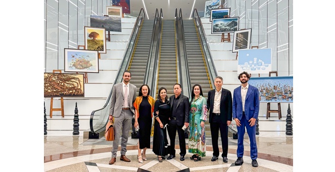 เอเซีย พลัส สานต่อพลังแห่งความฝัน จัดแสดงผลงานศิลปะกลางอาคารสาธรซิตี้