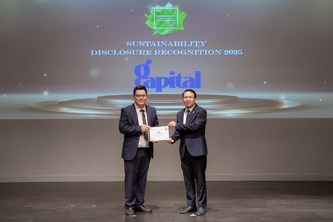 GCAP รับรางวัลเกียรติคุณ Sustainability Disclosure Award ประจำปี 2568