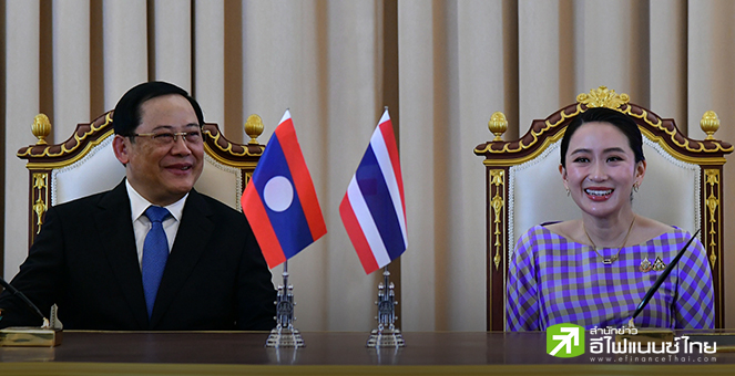 นายกฯ กระชับความร่วมมือสปป.ลาว ตั้งเป้าหมายการค้าทวิภาคี 11,000 ล้านดอลล์ จนถึงปี 70