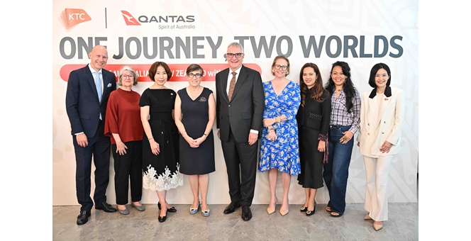 เคทีซีจับมือแควนตัสเปิดประสบการณ์การเดินทางที่มากกว่า “เที่ยว” กับแคมเปญ One Journey, Two Worlds เส้นทางสู่ออสเตรเลียและนิวซีแลนด์