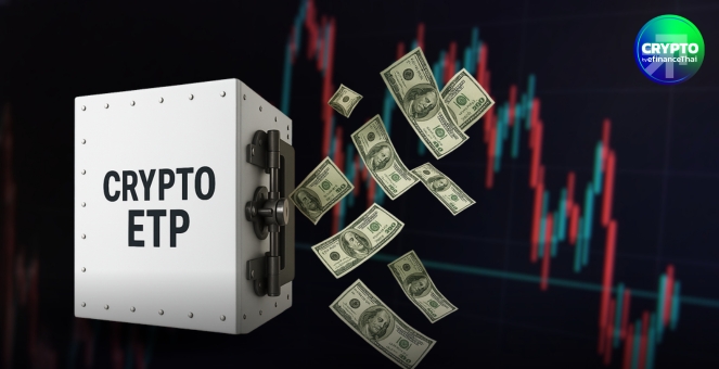 ไม่รอด! เงินไหลออกคริปโท ETP 240 ล้าน แพนิกภาษีทรัมป์