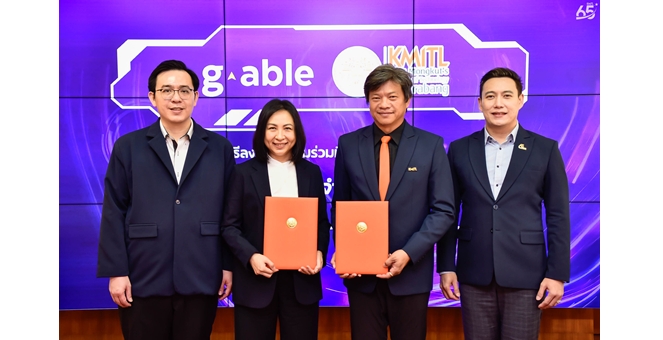 สจล. จับมือ บริษัท จีเอเบิล จำกัด (มหาชน) และบริษัทย่อย ลงนามความร่วมมือ หนุนระบบการเรียนรู้และนวัตกรรม