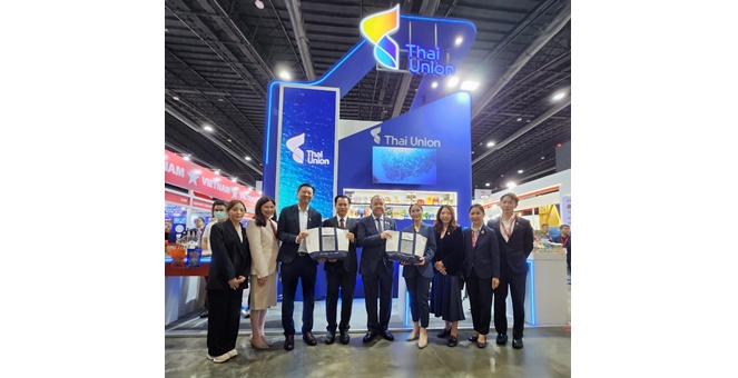 ไทยยูเนี่ยน เปิดบูธต้อนรับ กระทรวงพาณิชย์ นำคณะรัฐมนตรีสปป.ลาว เยี่ยมชมนวัตกรรมอาหารทะเลยั่งยืนในงาน ThaiFex Anuka Asia 2025