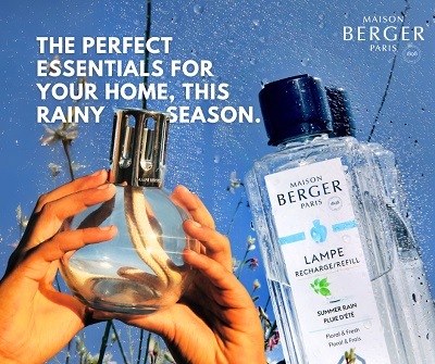 ให้ตะเกียงน้ำหอมจาก Maison Berger Paris ไล่ความอับชื้น