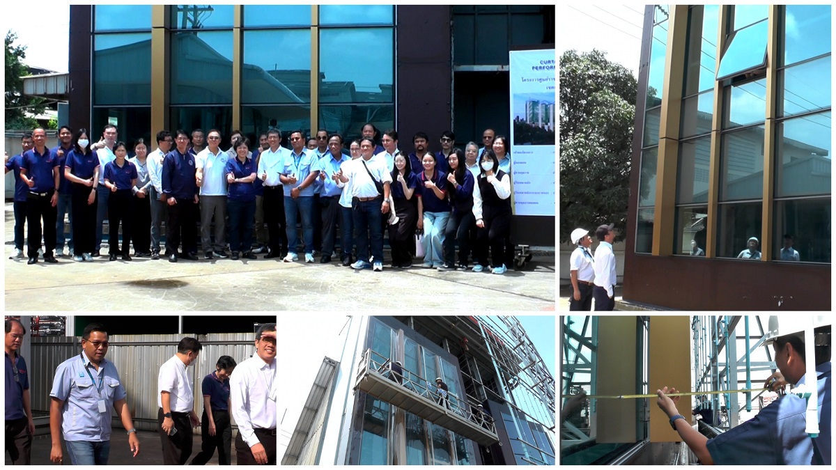 STI ร่วมทดสอบระบบผนังกระจก Curtain Wall โครงการศูนย์ราชการกระทรวงมหาดไทย เดินหน้าควบคุมมาตรฐานระดับสากล เพื่อความมั่นใจในทุกขั้นตอนของงานก่อสร้าง